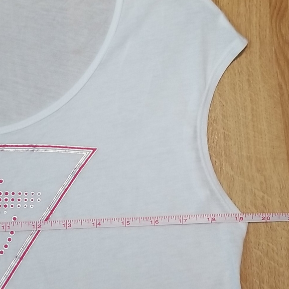 Guess Tiesto Collection night flight tee white M - Picture 9 of 10